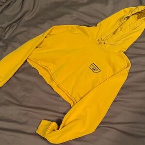 Vans Mustard Cropped Hoodie